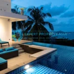 Pool and terrace — 5-bed sea view villa in Chaweng Noi, Koh Samui