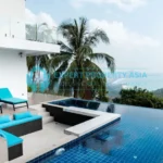 Living area — 5-bed sea view villa in Chaweng Noi, Koh Samui