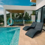 Spacious Terrace with Ocean View at Luxury 5-Bedroom Villa Samui