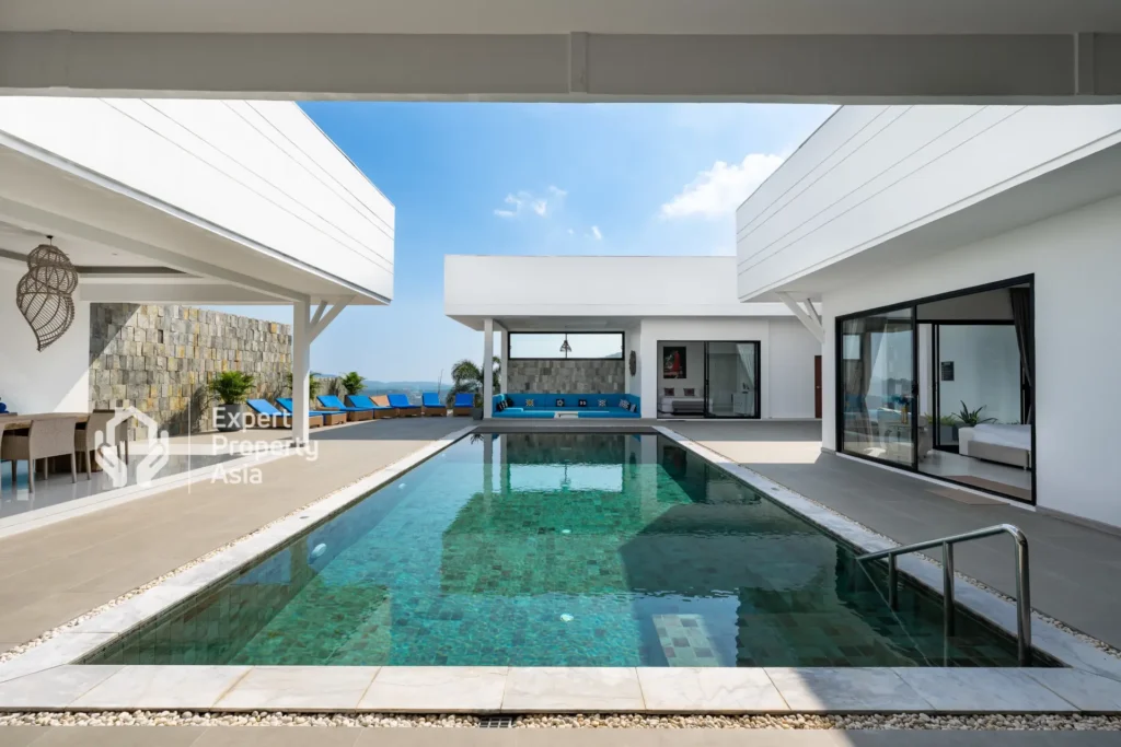 Seven-Bedroom Panoramic Sea-View Villa — Bophut, Koh Samui