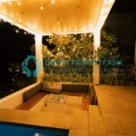 Infinity Pool Deck with Sun Loungers Panoramic Ocean View Samui